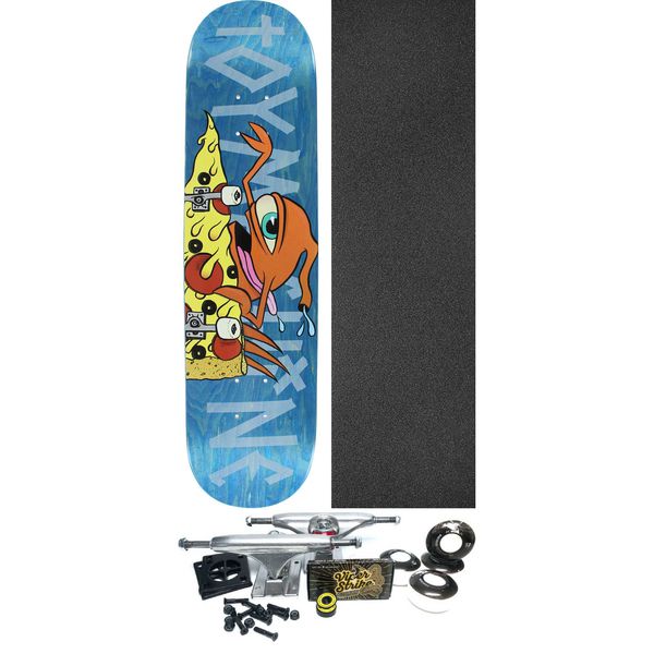 Toy Machine Skateboards Pizza Shredder Sect Assorted Colors Skateboard Deck - 7.75" x 31.5" - Complete Skateboard Bundle